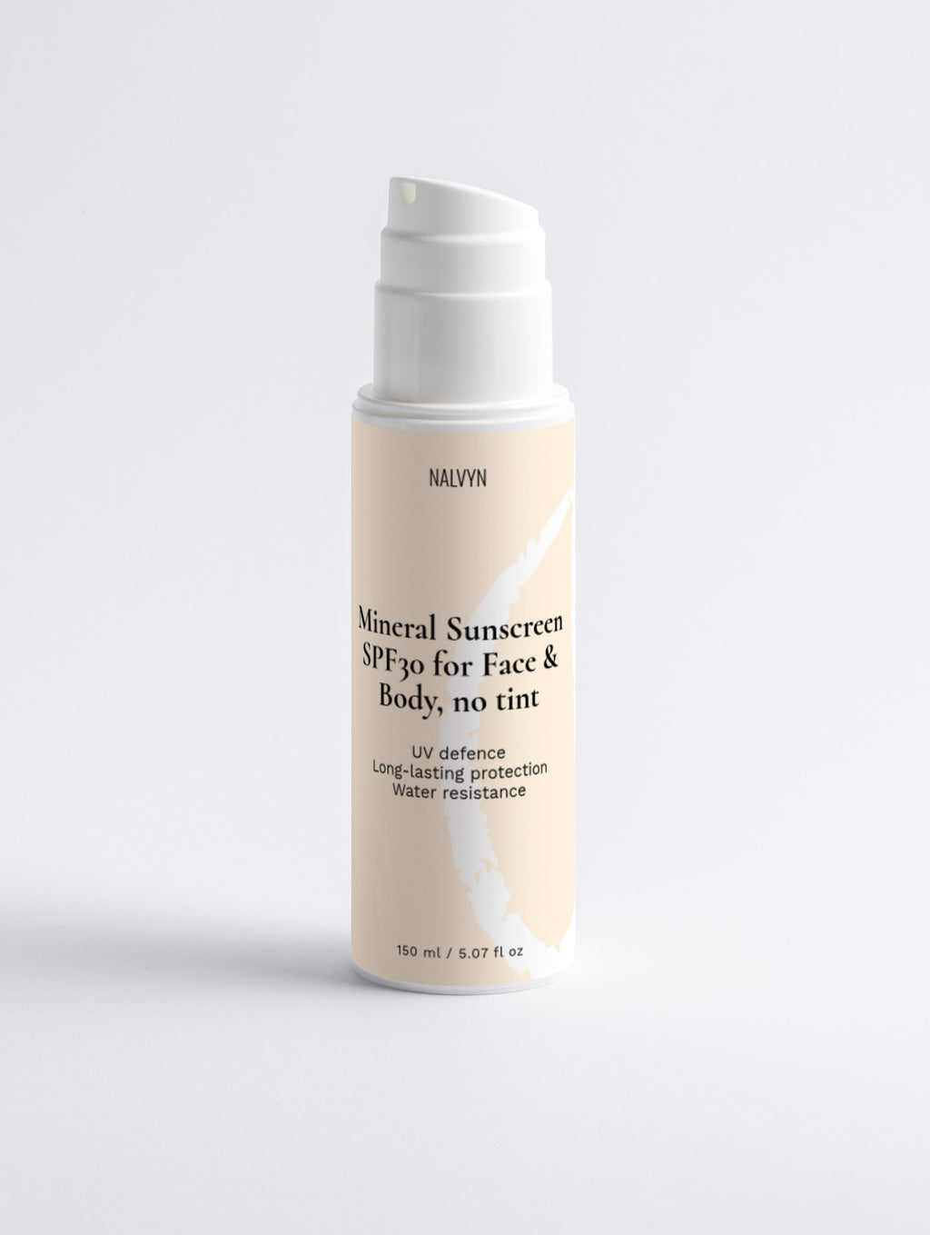 Mineral Sunscreen SPF30 for Face & Body, no tint